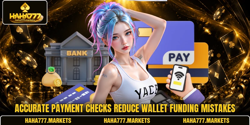 Accurate payment checks reduce wallet funding mistakes