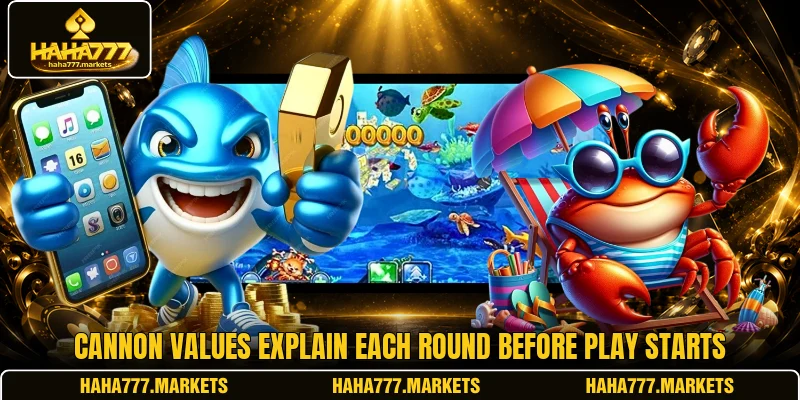 Cannon values explain each round before play starts Cannon values explain each round before play starts