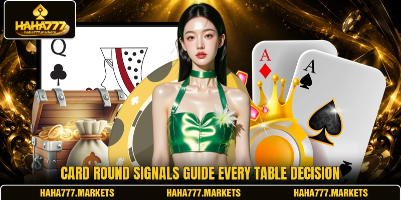 Card round signals guide every table decision