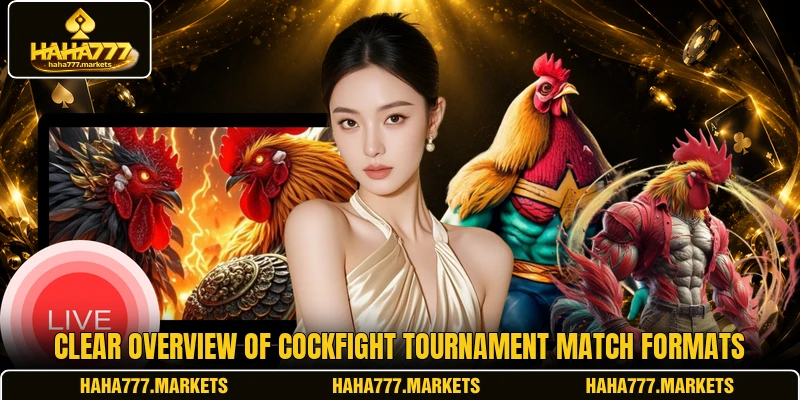 Clear overview of Cockfight Tournament match formats