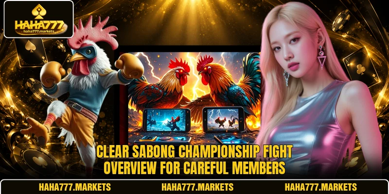 Clear Sabong Championship Fight overview for careful members