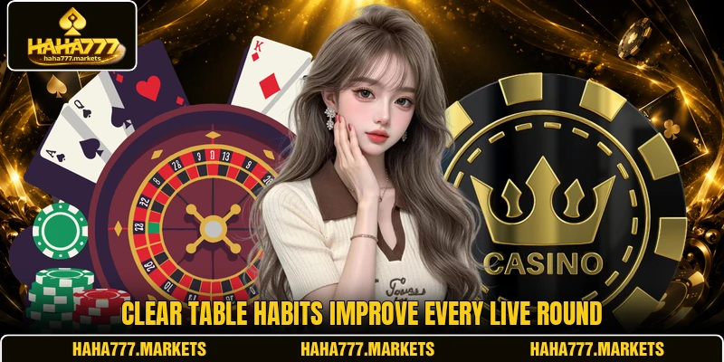 Clear table habits improve every live round