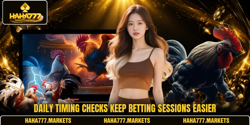 Daily timing checks keep betting sessions easier