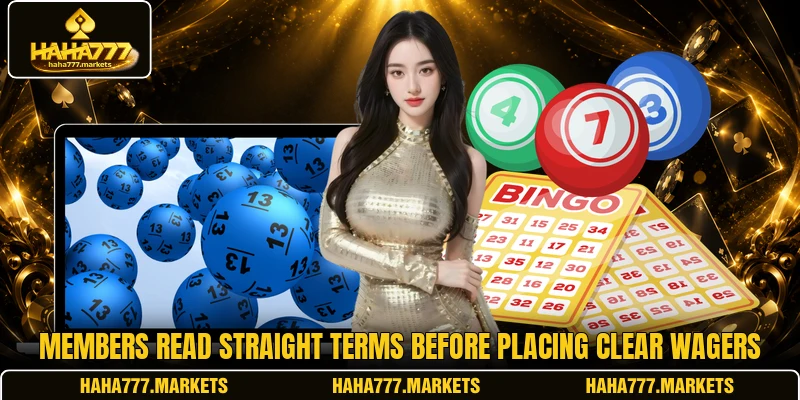 Members read Straight terms before placing clear wagers