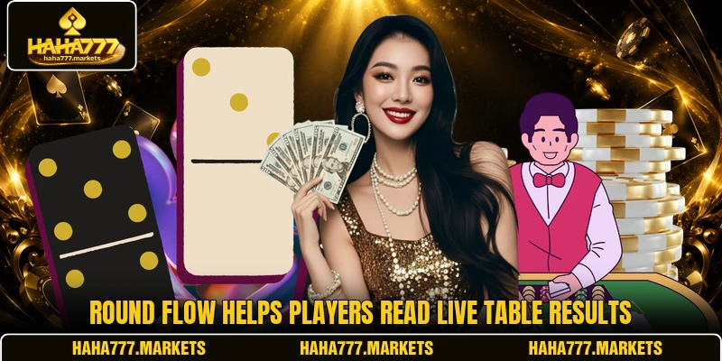Round flow helps players read live table results
