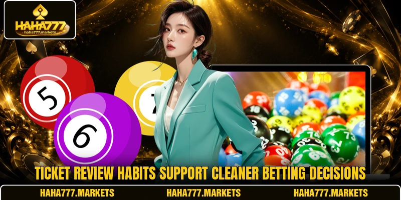 Ticket review habits support cleaner betting decisions Ticket review habits support cleaner betting decisions